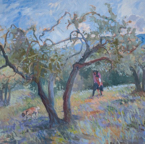 033 Walking the Dog - Monte Castello, 36 x 48 - Oil.jpeg